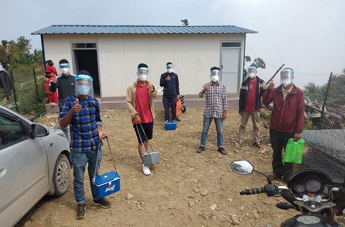 An Exuberating experience during lockdown at Dailekh