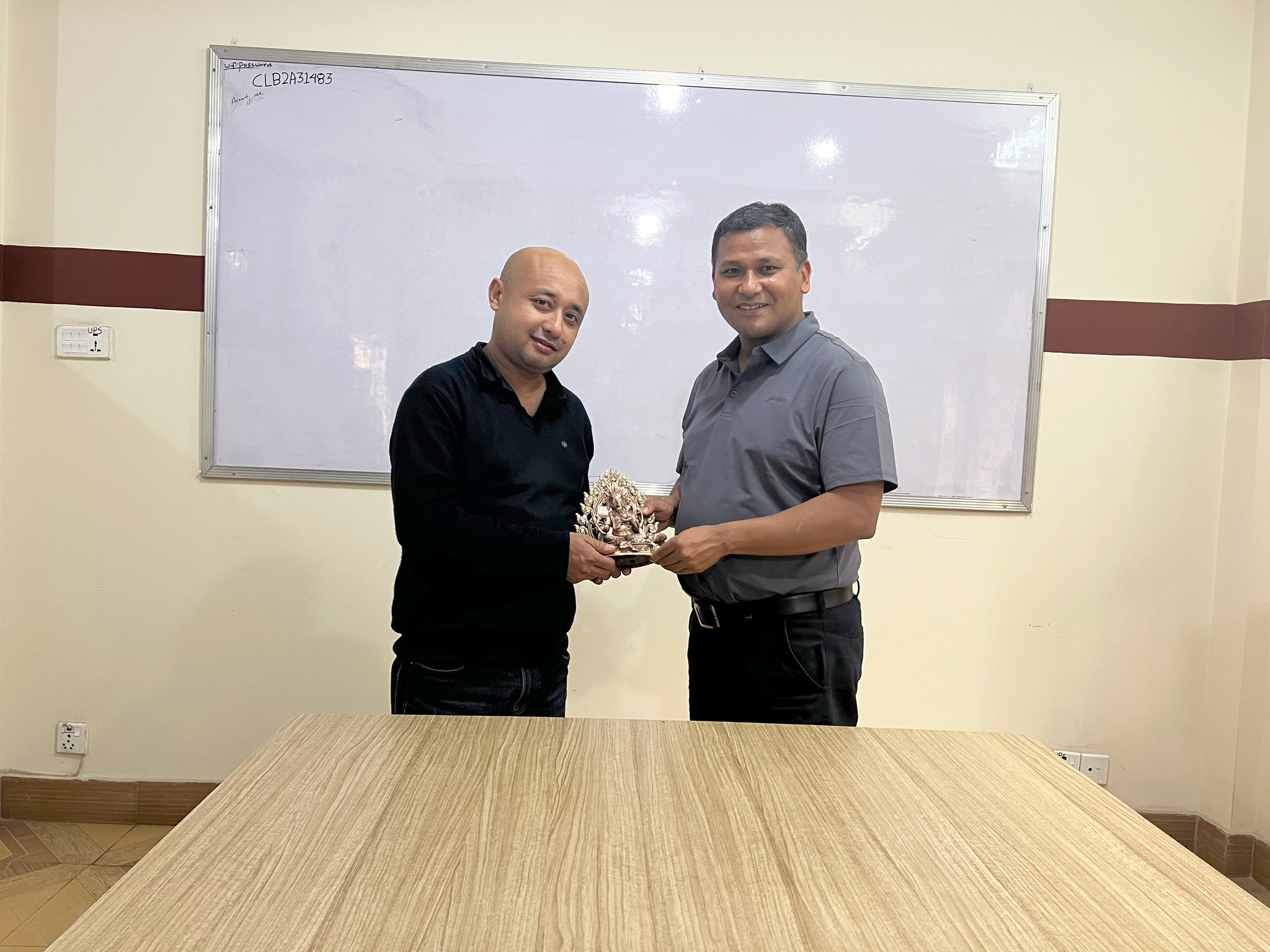 The Session on Business Communication and Time Management by Mr. Birat Shrestha