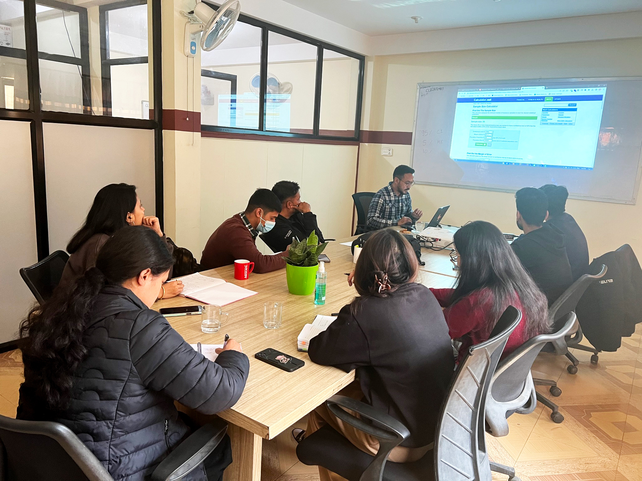 The Session on Business Continuity, Risk Management and Handling Contingent Situation by Mr. Anish Shrestha