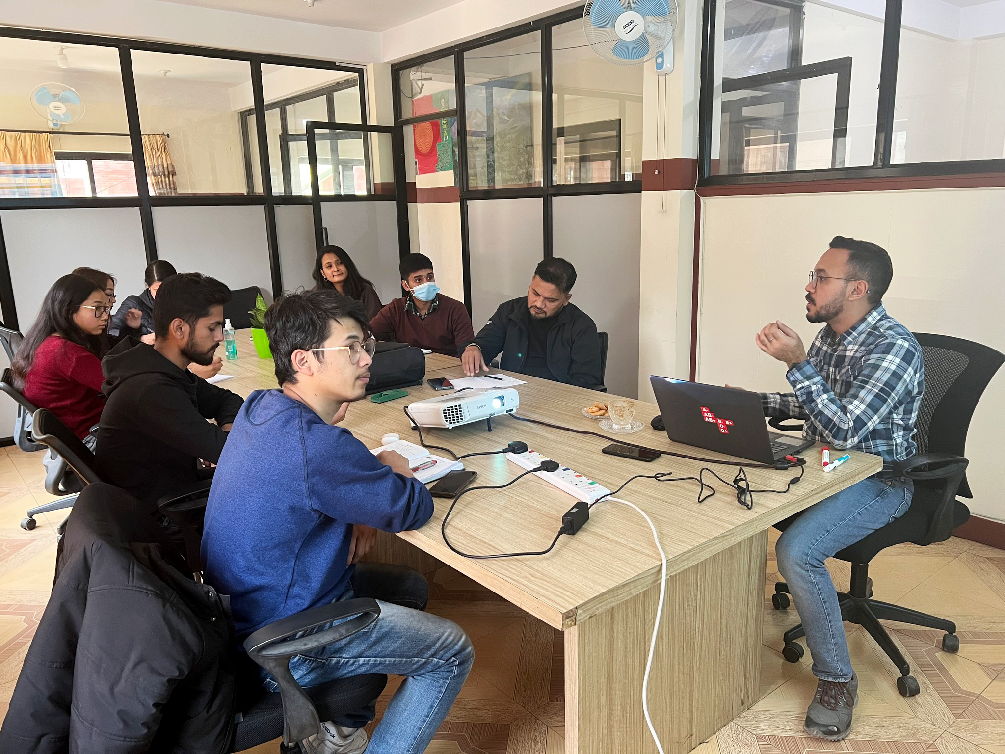 The Session on Business Continuity, Risk Management and Handling Contingent Situation by Mr. Anish Shrestha