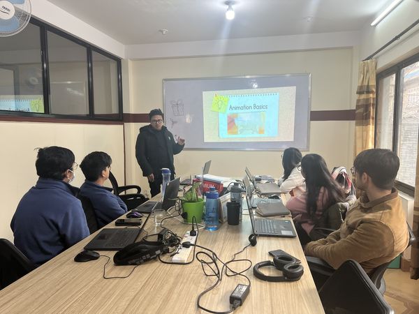 Animation Training by Mr.Achyut Shakya